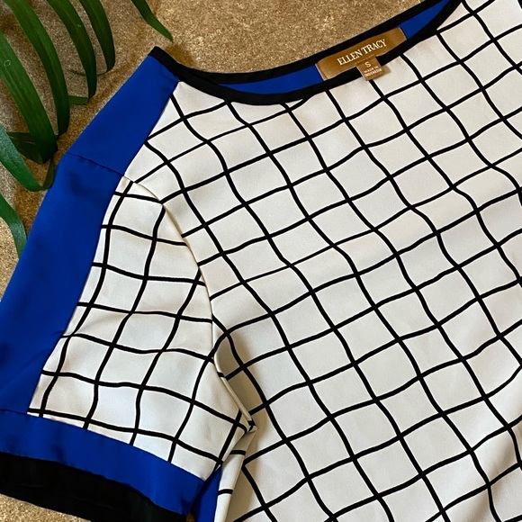 🥂 Color Block Abstract blouse - Picture 5 of 6